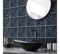 Sticker Mural Carrelage adhésif Cuisine Salle de Bain - 24 Stickers Carreaux DE Ciment TERRAZZO Vita - 24stickers20x20cm