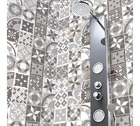 Sticker Mural Carrelage adhésif Cuisine Salle de Bain - 24 Stickers Carreaux DE Ciment Vasco - 24stickers10x10cm