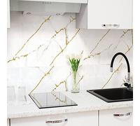 Sticker Mural Carrelage adhésif Cuisine Salle de Bain - 24 Stickers CARRELAGES MARBRE DE Naxos - 24stickers10x10cm