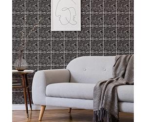 Sticker Mural Carrelage adhésif Cuisine Salle de Bain - 30 Stickers Carreaux DE Ciment TERRAZZO GUILINA - 30stickers10x10cm