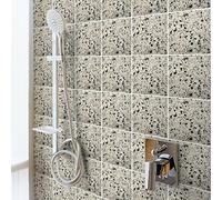 Sticker Mural Carrelage adhésif Cuisine Salle de Bain - 30 Stickers Carreaux DE Ciment TERRAZZO Kiah - 30stickers15x15cm