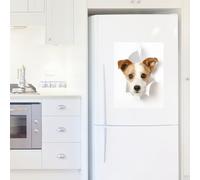 Sticker mural décoratif Chien dans le trou 40 x 30 cm