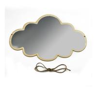 Sticker mural décoratif en forme de nuage pour maison, dortoir, salle de maquillage, bois contreplaqué acrylique, 33 x 23 cm