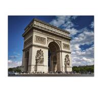 Sticker mural décoratif Motif Arc de triomphe Paris N° H8508M_NS1A4 29,70 x 21,00 cm