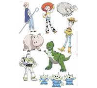 Sticker mural - Disney and Pixar Toy Story Better Together - Dimensions 50 x 70 cm - Sticker mural pour chambre d'enfant, Woody, Buzz Lightyear, Jessie, Rex