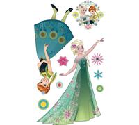 Sticker mural Disney La Reine des Glaces Printemps XXL vert - 612432 - 127 x 200 cm