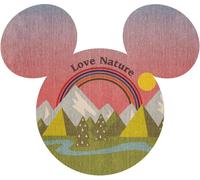 Sticker mural Disney Mickey Mouse rose et vert - 612716 - 127 x 127 cm