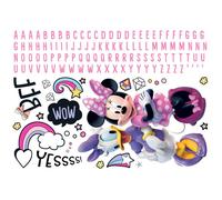 Sticker Mural - Disney Minnie - Multicolore - Vinyle - Décoration Enfant
