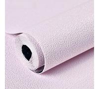 Sticker mural en mousse imperméable pour chambre à coucher Rose clair 50 x 280 cm