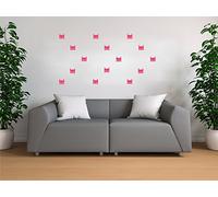 Sticker mural en vinyle Motif masque de Batman Rose vif