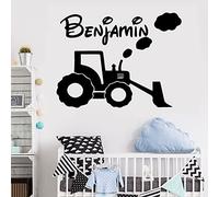 Sticker Mural Enfant Voiture,Sticker Mural Personnalisé Prenom,Sticker Chambre Bebe Nom Personnalisable,Sticker Mural Prénom Personnalisé. (XXXL)