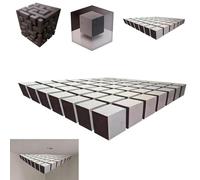 Sticker Mural Illusion Angle, Autocollant Mural Illusion, Papier Peint Cube Optique Géométrique Trompe-l'œil, Autocollant Murals Illusions D'optique