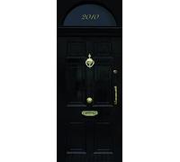 Sticker mural London 10 Downing Street, 83x204cm - Décoration murale originale pour portes intérieures/extérieures unique et originale