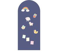 Sticker mural magnétique - Tableau adhésif mural avec écriture lisse Ad, éducative réutilisable en classe | Panneau d'apprentissage éducatif, outil de décoration pour