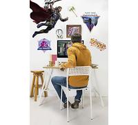 Sticker mural Marvel de la marque Komar - Thor4 - Mighty Thor - Dimensions : 100 x 70 cm - Sticker mural, autocollant pour chambre d'enfant
