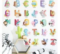 Sticker mural papier peint/alphabet Tiere KP16593