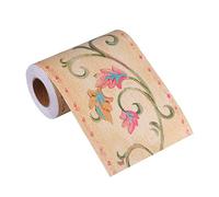 Sticker Mural Plinthe Autocollant De Garniture De Mur Décor Floral Autocollants De Fleurs Stickers Muraux Autocollants Amovibles Décorations Bordure Murale Imperméable