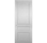 Sticker Mural Porte Bois Blanc 204x83cm - Décoration Intérieure Trompe l'oeil pour Maison et Bureau