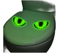 Sticker mural pour salle de bain - Yeux phosphorescents - En PVC imperméable - Application autocollante - Pour carrelage, miroirs, verre, métal, bois (D)