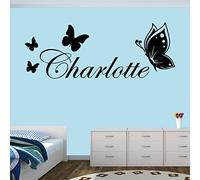 Sticker mural Prénom Personnalisé,Sticker Chambre Bebe Nom Personnalisable,Sticker Mural Enfant,Stickers Alphabet Decoration Chambre Enfan. (M)