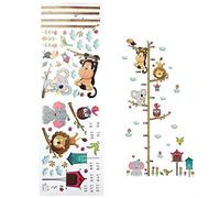 Sticker Mural PVC pour Enfants, Motif Éléphant et Lion, Imperméable, Décoration Chambre et Salon