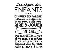 Sticker mural Règles des Enfants