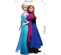 Sticker mural reine des neiges Elsa Anna
