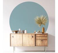 Sticker Mural Rond/Cercle - Couleur Tendance 3617680373095 - Adhésif + Protection Brillante - Diamètre 100 cm