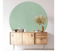 Sticker Mural Rond/Cercle - Couleur Tendance 3617689884196 - Adhésif + Protection Brillante - Diamètre 120 cm
