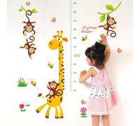 Sticker mural/ruban adhésif mètre Girafe KP16341