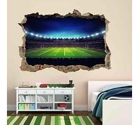 Sticker Mural -- Rugby Stadium -- 3D Mur Stickers Muraux, pour Chambre Salon Fond DéCor 80X125cm