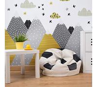 Sticker Muraux Autocollant Enfants Decoration Géant Montagnes Scandinaves pour Chambre Bébé Henrika 70 x 140 cm