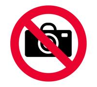Sticker Ne pas photographier