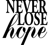Sticker Never lose hope