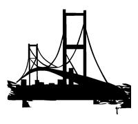 Sticker New York le pont de Brooklyn