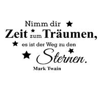 Sticker Nimm dir Zeit zum Traumen - Mark Twain