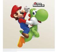 Sticker - Nintendo - Super Mario & Yoshi - Géant - Adhésif - Décoration murale