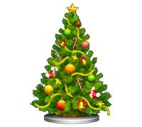 Sticker Noël le bel arbre de Noël