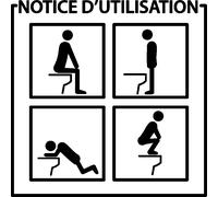 Sticker Notice d'utilisation