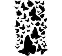 Sticker nuée de papillons
