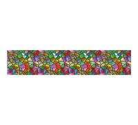 Film Fenêtre Anti Regard Occultant - VITRAIL Multicolor - Stickers pour Vitres & Porte de Douche - 40x200cm