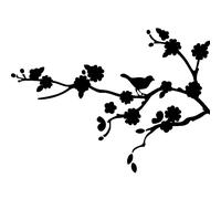 Sticker Oiseau sur un arbre