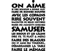 Sticker "On aime"