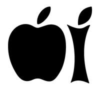 Sticker ordinateur logo information