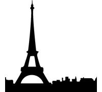 Sticker ordinateur Paris tour Eiffel