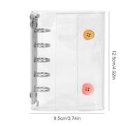Sticker Organizer Binder - Reusable Holder | Transparent Sticker Storage Book For Boys, Girls, And Adults, Ideal For Planner, Scrapbook, Journaling, Travel, School, Classroom, Or Home Organization