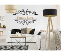 Sticker Ornement Baroque Personnalisable - Nombreuses tailles et couleurs disponibles