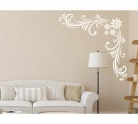 Sticker Ornement d'angle - Nombreuses tailles et couleurs disponibles