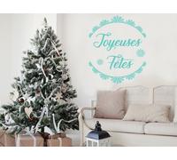 Sticker Ornement de Noël Flocons - Nombreuses tailles et couleurs disponibles