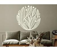 Sticker Ornement Floral Boule 2 - Nombreuses tailles et couleurs disponibles
